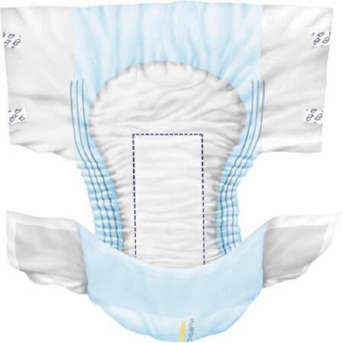 Pure Cotton Breathable Adult Diaper, Color : White