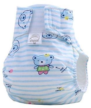 Cotton Fabric Printed Feel Free Baby Diaper, Age Group : 5-8months