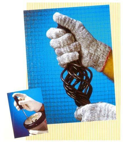 Poly/cotton Knitted Seamless Gloves