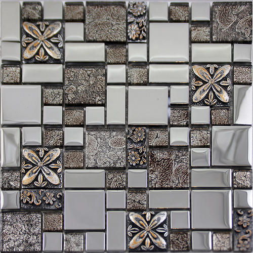 Square Glass Mosaic Tile, Packaging Type : Carton Box 