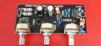 3 Vol Bass Treble Preamplifier Board