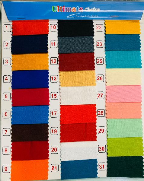 Rayon Dyed Fabrics, Width : 42inch, 44inch, 56-58'