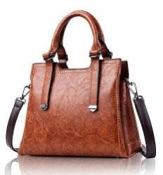 Printed Leather Bag, Gender : Women