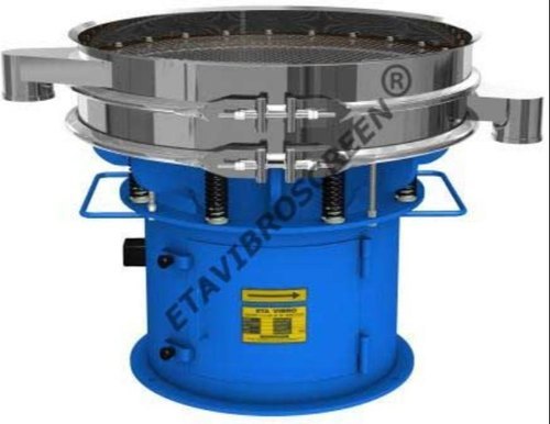 Round Vibrating Sifter Machine, Color : BLUE