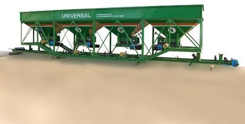 Universal 50 hz - 60 hz Cold Aggregate Feeder Bins, Capacity : Upto 68 metric tons