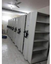 Stainless Steel Mobile Compactor Storage Systems, Storage Capacity : 50 - 80 Kg