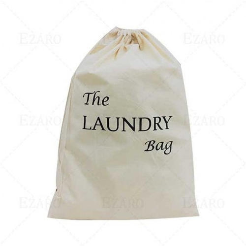 Ezaro Cotton Drawstring Laundry Bag, Pattern : Printed
