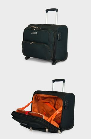 Aerolite Hard Shell Rolling Padded Laptop Case Bag on 4 Wheels - Fits –  Aerolite UK