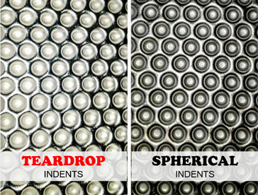 Metal Teardrop Indent Cylinder, Feature : CNC technology