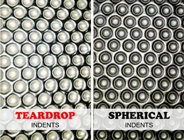 Teardrop Indent Cylinder