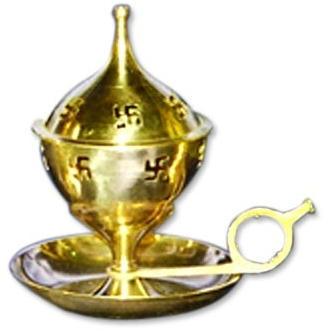 Brass Dhoop Stand