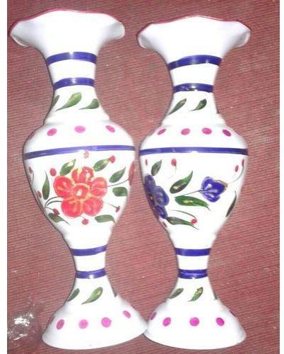 Ceramic Polished Decorative Flower Pot, Shape : Round Shaped