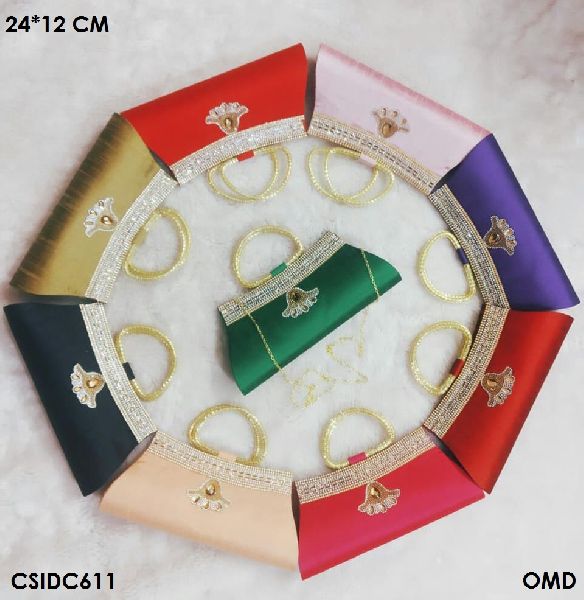 Cotton Silk bridal clutches, Gender : Female