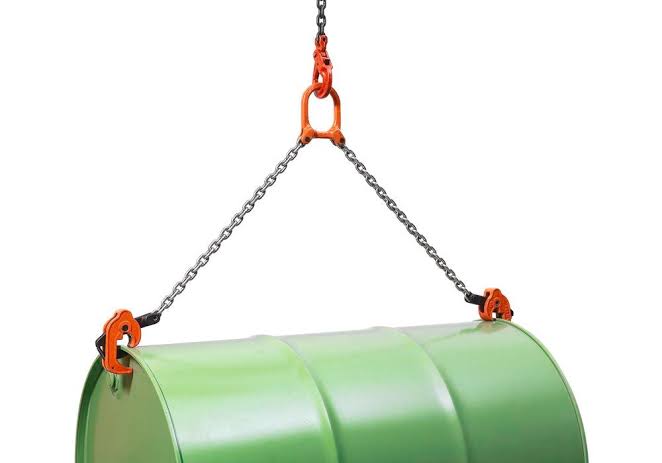Kijeka Manual Chain Drum Lifter, for Chemicals, Liquid, Pouring Oil, Lifting Capacity : Up to 350 Kgs