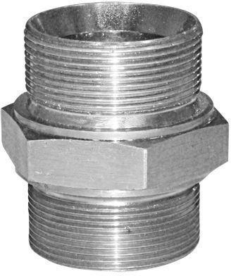 Stainless Steel Hydraulic Hex Adapter, Color : Grey