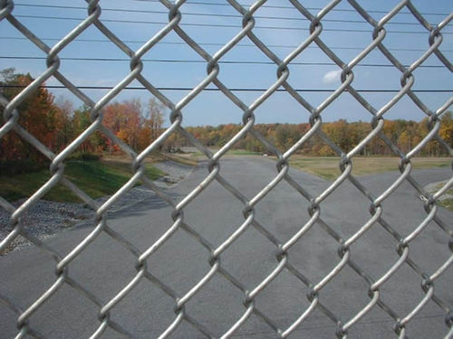 Chain Link Fencing, for Fence Mesh, Protecting Mesh, Decorative Mesh, Construction, Color : Silver