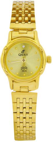 QMAX Round Chain Wrist Watch, Display Type : Analog