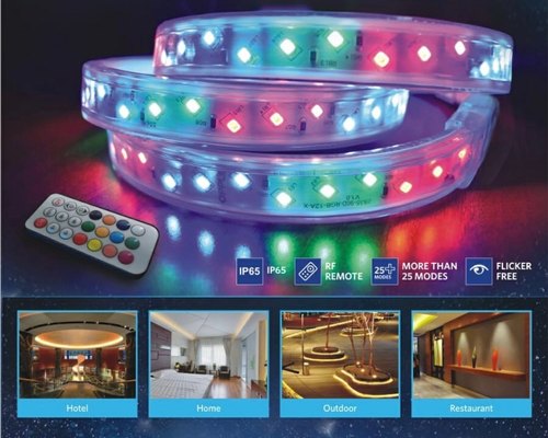 RGB Waterproof LED Strip Light, Length : 40 metrrs