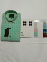 Slim fit Men Cotton Checks Pattern Shirts