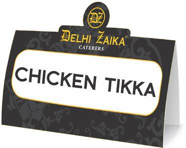 Catering Name Tent Card, Color : Customized