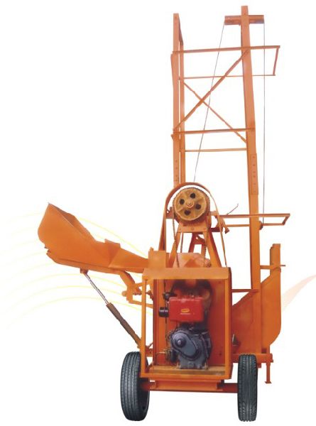100-1000kg Electric Concrete Mixer With Lift, Automatic Type : Semi Automatic