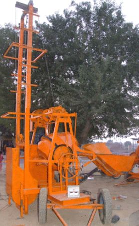 Electric Hopper Concrete Mixer, Automatic Type : Semi Automatic