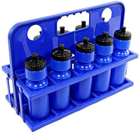 Plastic Water Bottle Carrier, Color : Blue