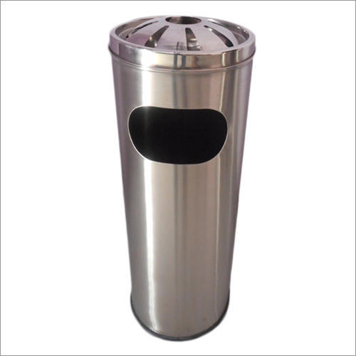 Stainless Steel Ash Try Dust Bin, for Outdoor