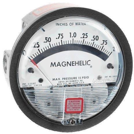 Aluminium Magnehelic Differential Pressure Gauges, Display Type : Analog