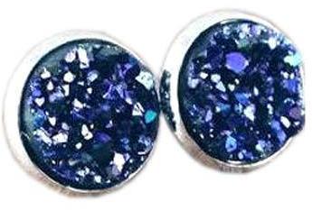 Oval Druzy Earring Stone, for Jewelry, Packaging Type : Jumbo Bag, Loose, Packet