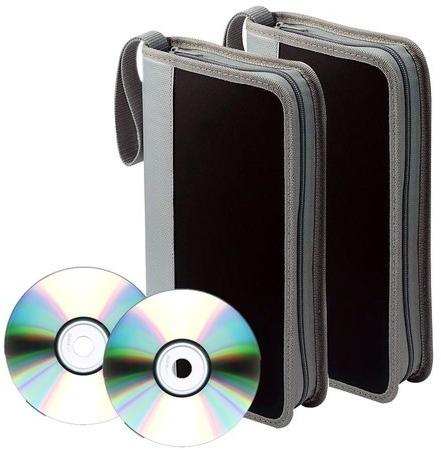 Plain Grey CD Pouch, Color : Black