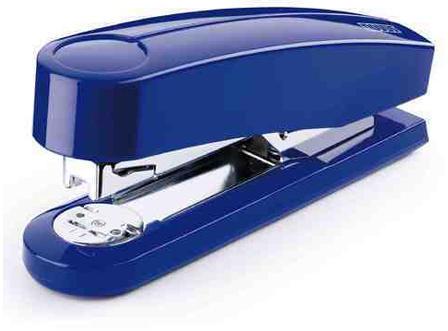 Mini Plastic Stapler, for Home, Office, Color : Blue, Silver
