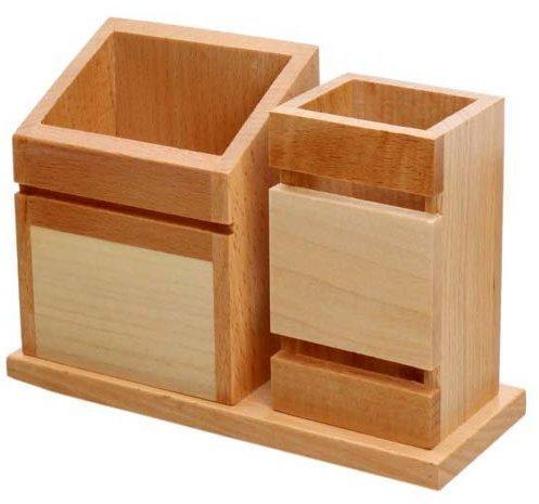 Polished Plain wooden pen stand, Style : Modern