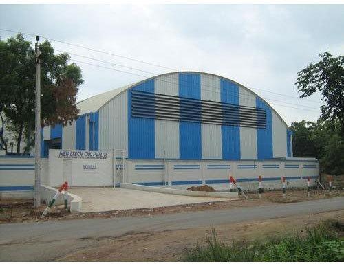 Galvalume Sheet Prefab White Industrial Curve Shed