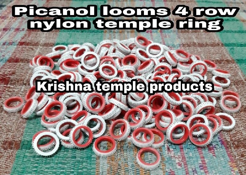 4 row temple nylon ring for weaving looms