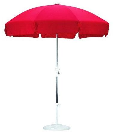 Plain PVC(Sail) Garden Umbrella, Pole Material : Mild Steel