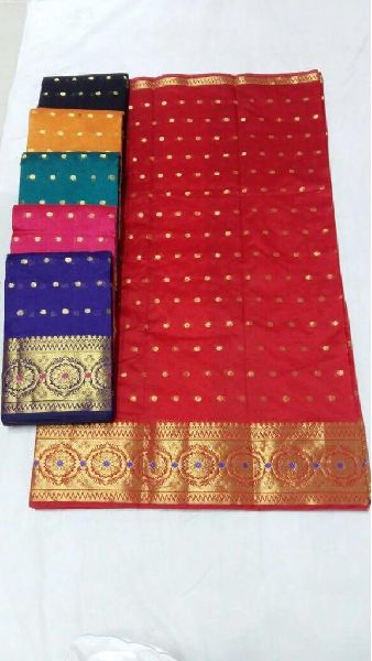 Flower Buti Sarees, Technics : Attractive Pattern, Washed, Yarn Dyed