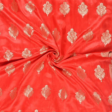 Printed Satin Brocade Fabric, Color : Multicolor