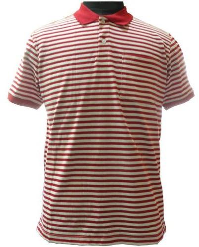 Mens Striped Cotton T Shirt