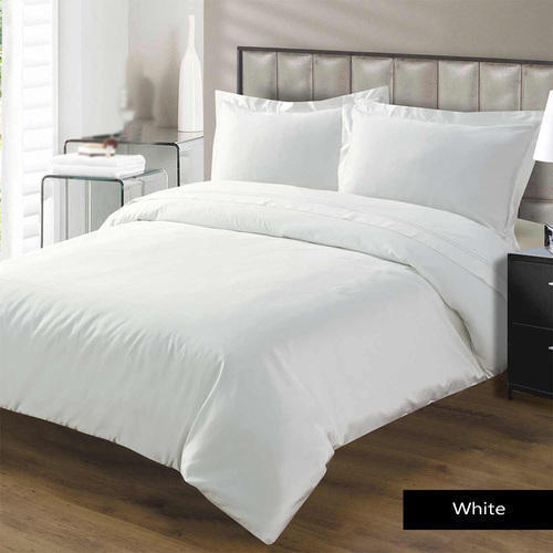 Cotton Plain Hotel Bed Sheet, Color : White