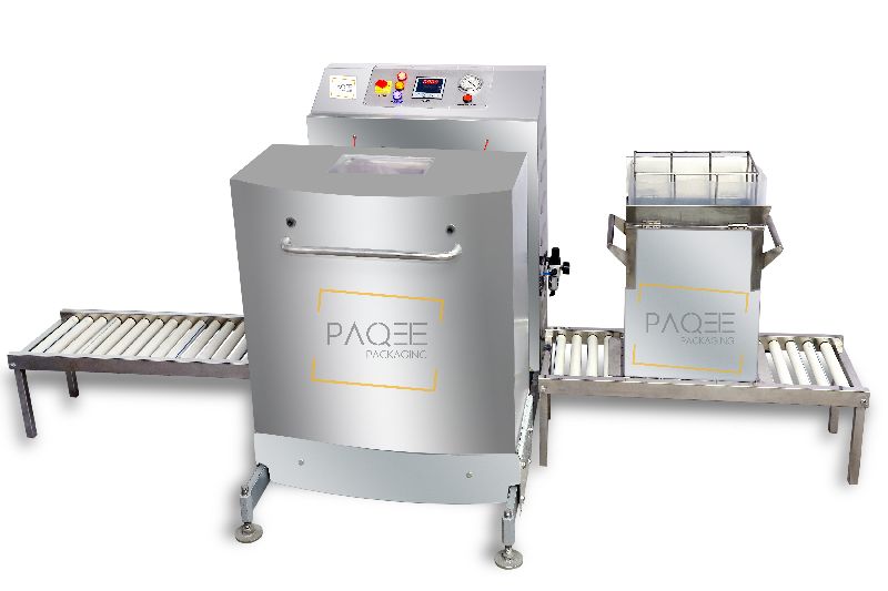 Packaging Machine thermogorm. Vacuum Machine. Vacuum Packing process of Pump.