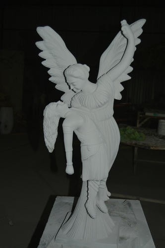 Fiberglass (FRP) Decorative Angel Sculpture, Packaging Type : Box pack