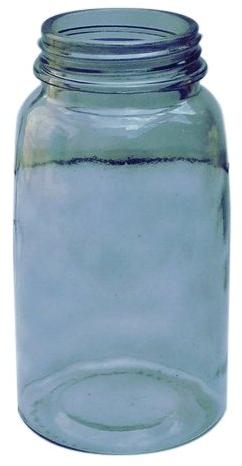 Cylindrical Glass Jar