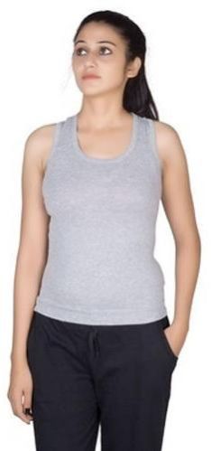 Light Grey Tank Top, Size : XL