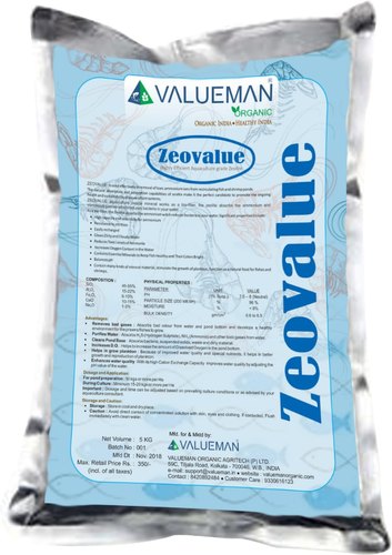 Valueman Organic zeolite powder, Packaging Type : Hdpe Pouch