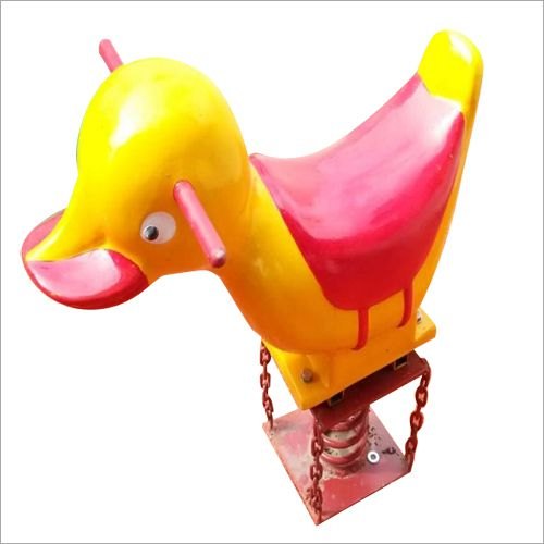 Galvanized Iron Duck Rider Toy