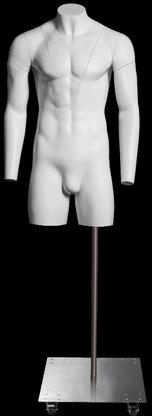 Male Torso Ghost Mannequin