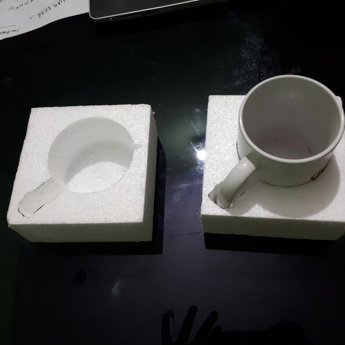 Sublimation Mug Thermocol Box, Color : White