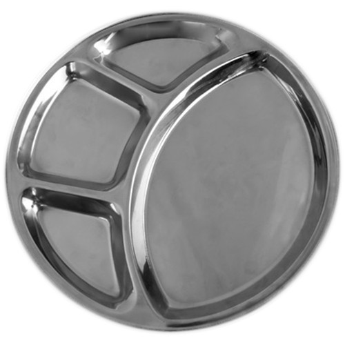 4 Compartment Stainless Steel Thali