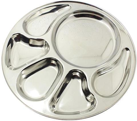 6 Compartment Stainless Steel Thali